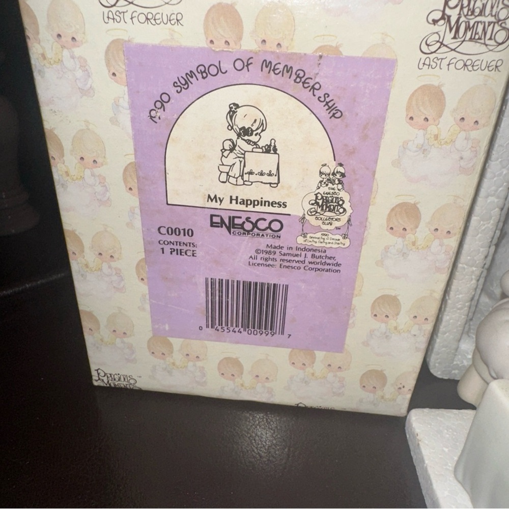 Enesco My Happiness Collectible Figurine Box